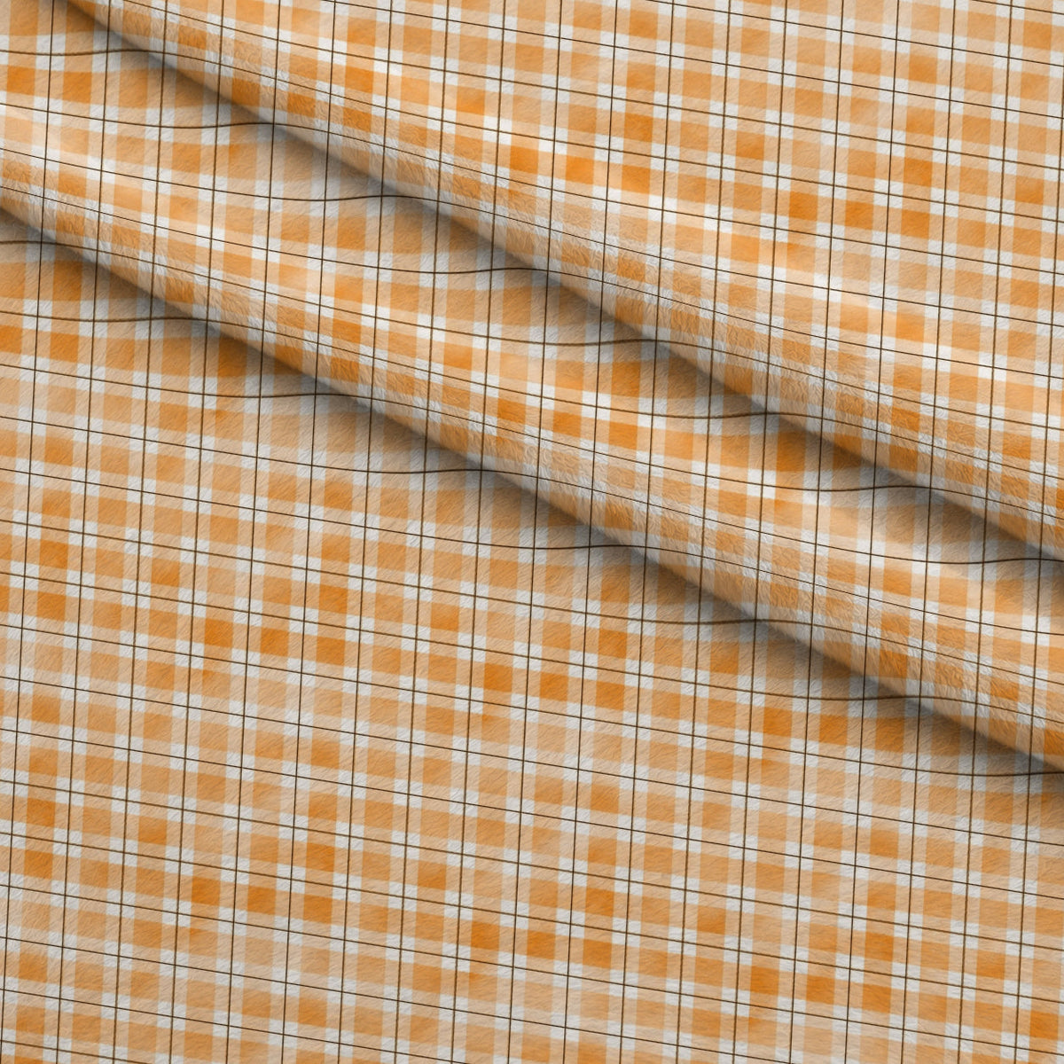 Sunwashed Tartan Pattern 8 Minky Fabric