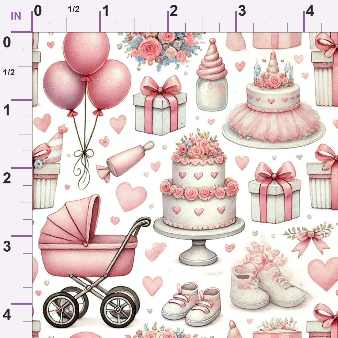 Sweet Dreams Pattern 1 Minky Fabric