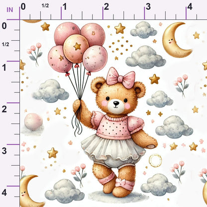 Sweet Dreams Pattern 12 Minky Fabric