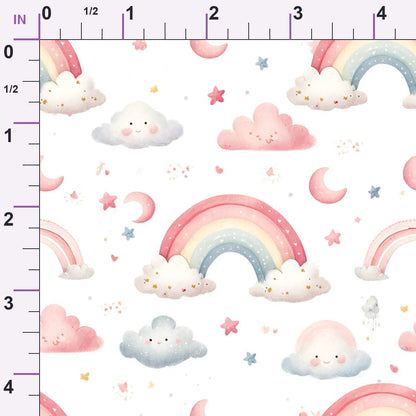 Sweet Dreams Pattern 4 Minky Fabric