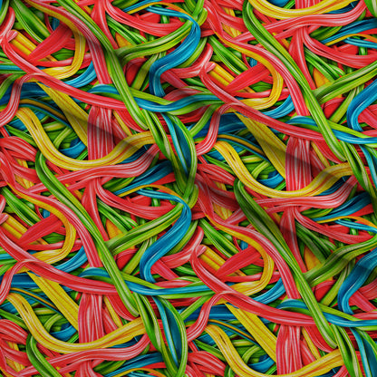 Sweet Squiggles Pattern 10 Minky Fabric