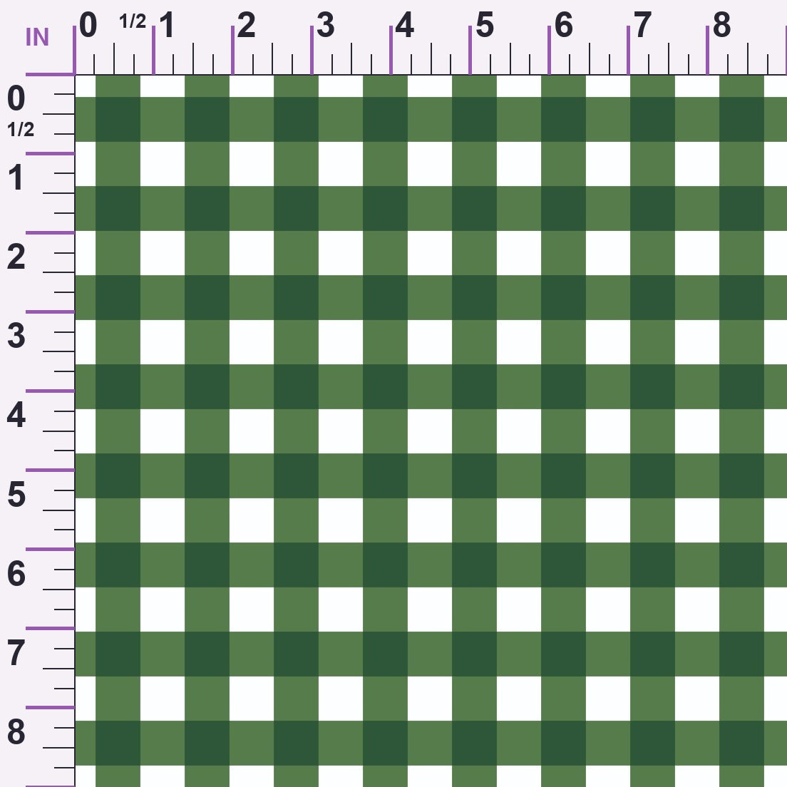 Sweet Strawberries Green Gingham Minky Fabric