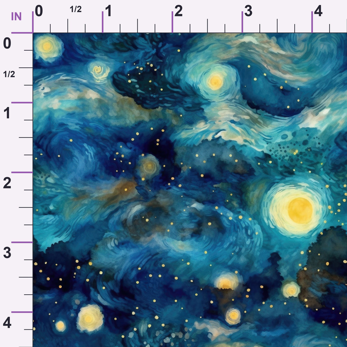 Swirling Skies Pattern 10 Minky Fabric
