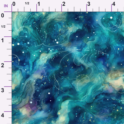 Swirling Skies Pattern 13 Minky Fabric