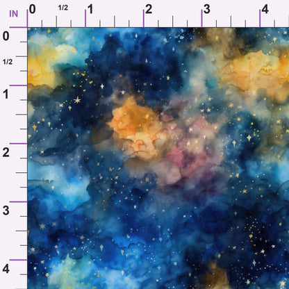 Swirling Skies Pattern 15 Minky Fabric