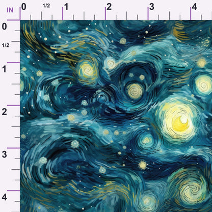 Swirling Skies Pattern 16 Minky Fabric
