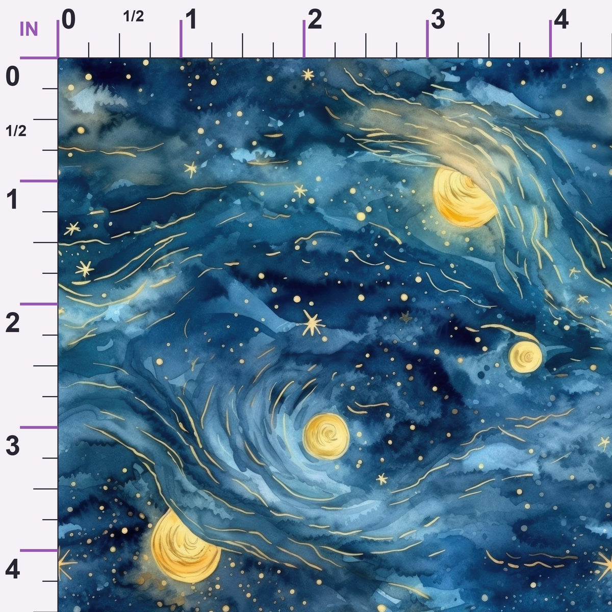 Swirling Skies Pattern 18 Minky Fabric