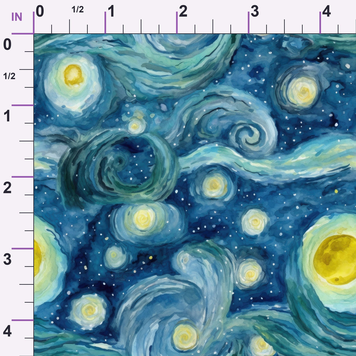 Swirling Skies Pattern 22 Minky Fabric