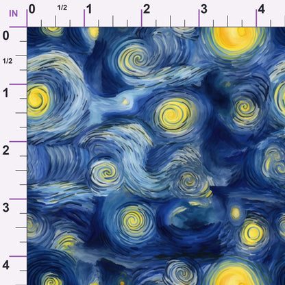 Swirling Skies Pattern 23 Minky Fabric