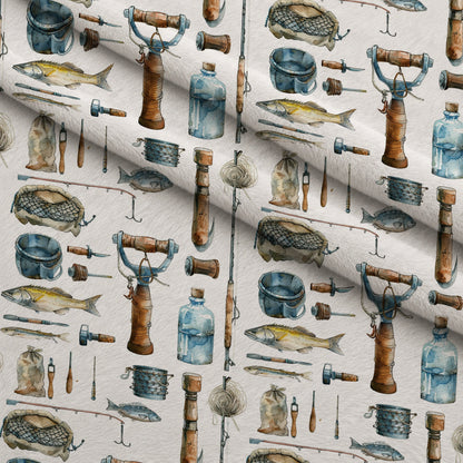Tackle Box Pattern 1 Minky Fabric