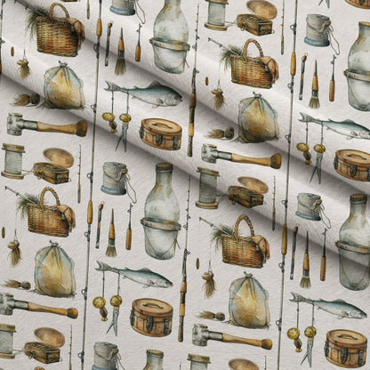 Tackle Box Pattern 3 Minky Fabric