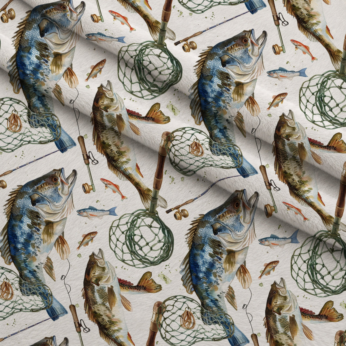 Tackle Box Pattern 4 Minky Fabric