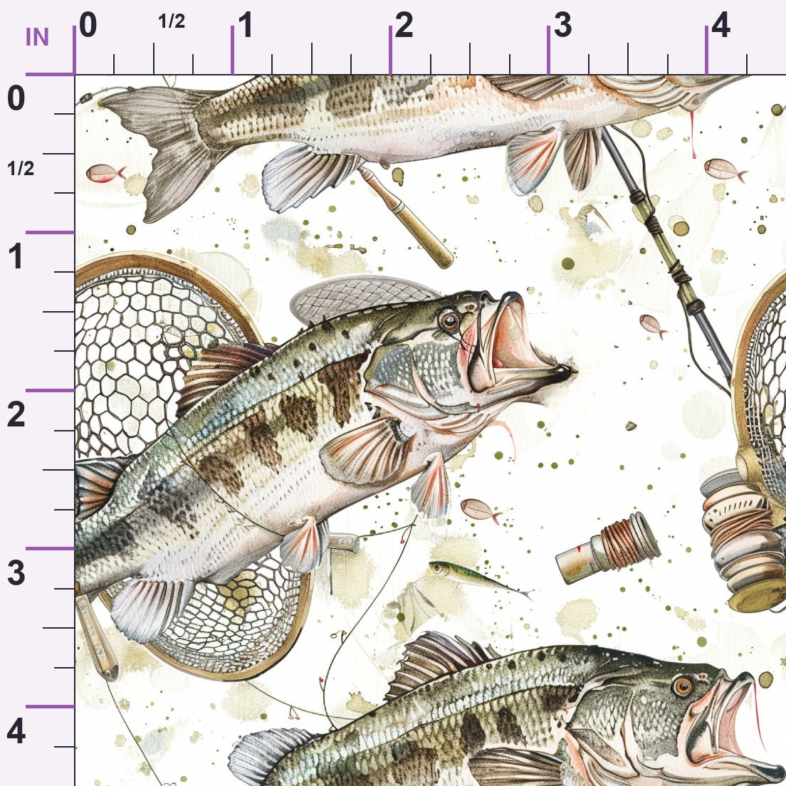 Tackle Box Pattern 5 Minky Fabric