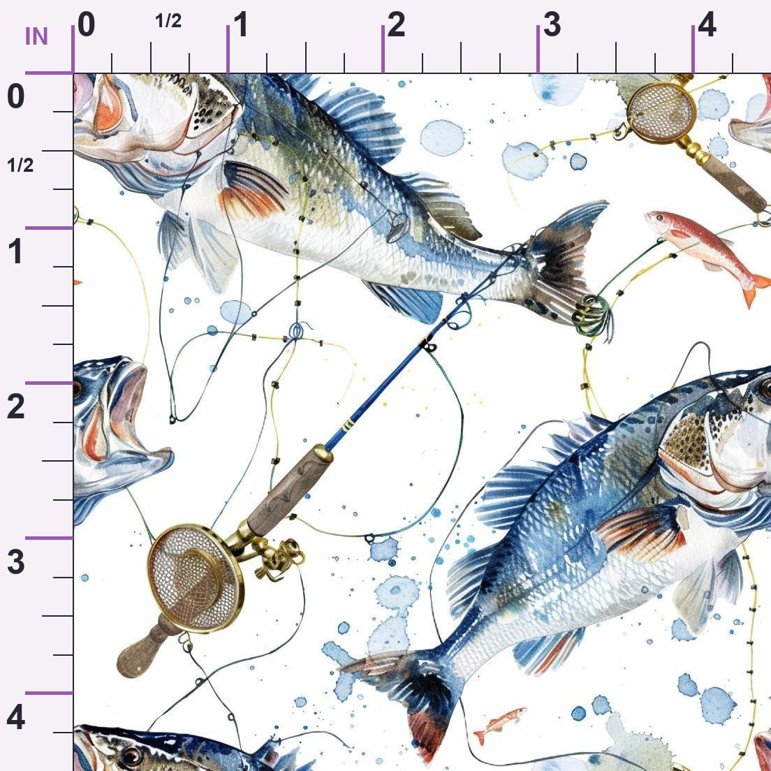 Tackle Box Pattern 6 Minky Fabric