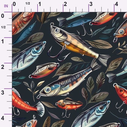 Tackle Box Pattern 8 Minky Fabric
