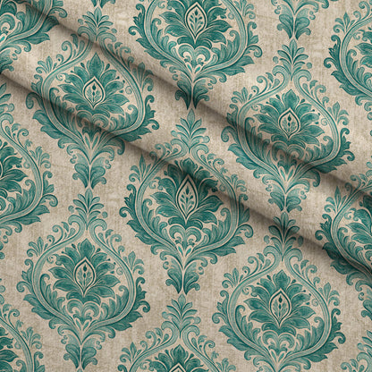 Teal Reverie Pattern 15 Minky Fabric
