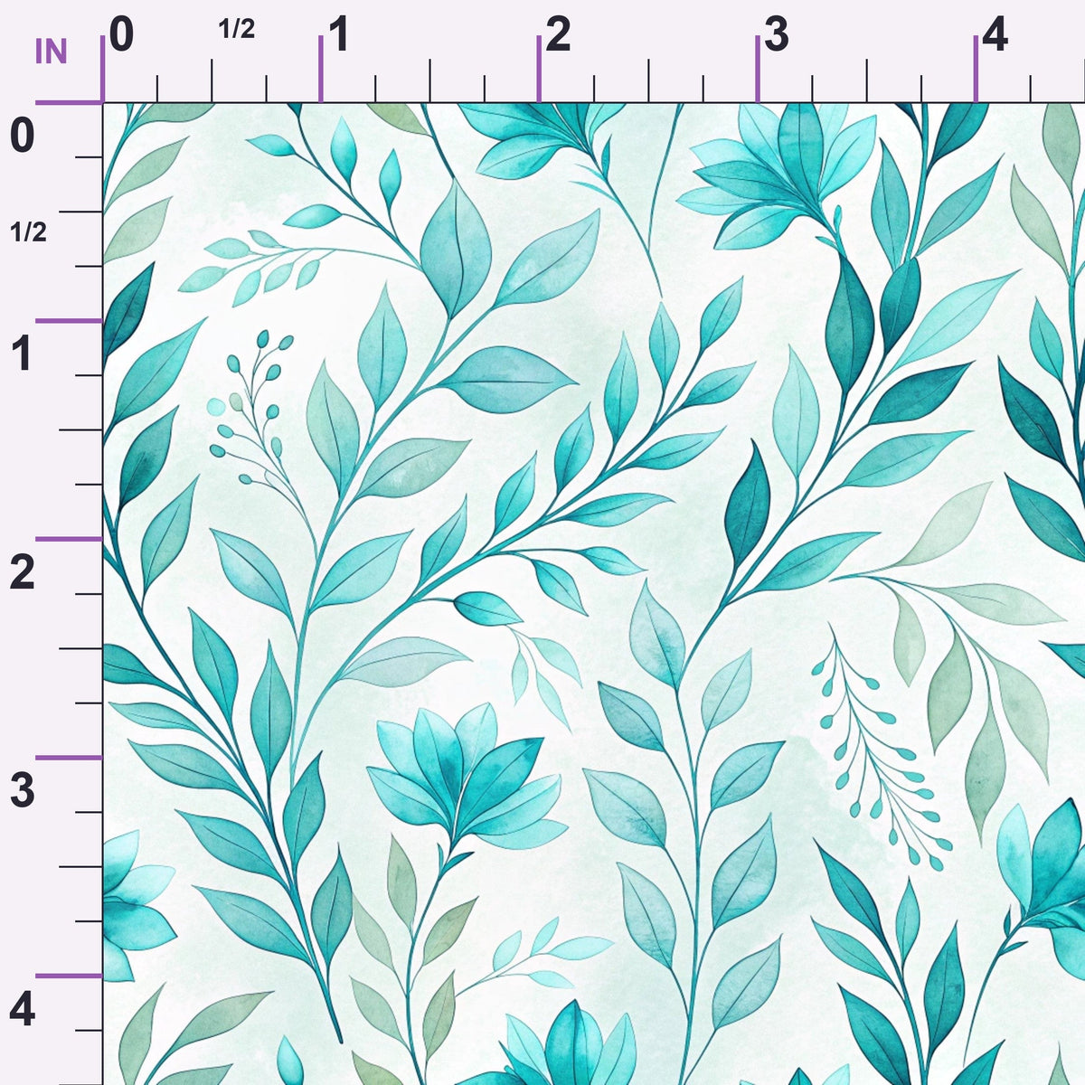 Teal Reverie Pattern 16 Minky Fabric