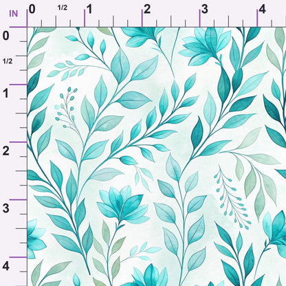 Teal Reverie Pattern 16 Minky Fabric