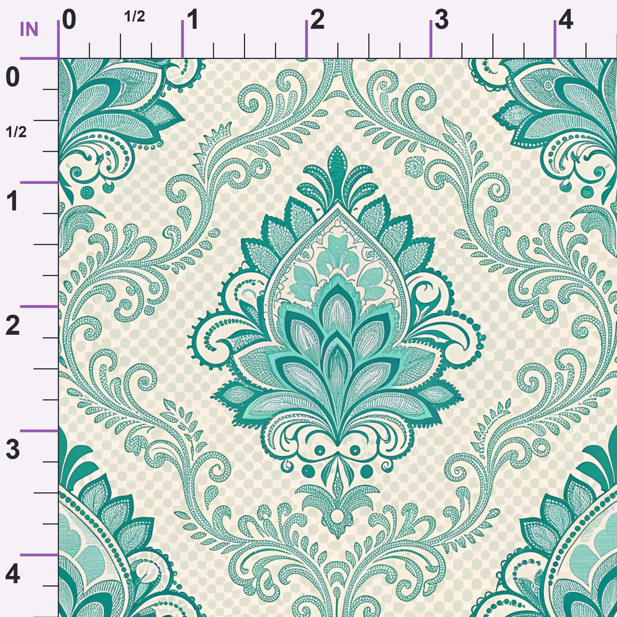 Teal Reverie Pattern 17 Minky Fabric