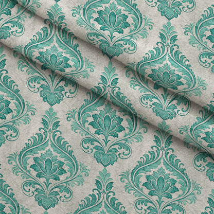 Teal Reverie Pattern 2 Minky Fabric