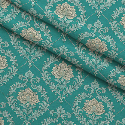 Teal Reverie Pattern 22 Minky Fabric