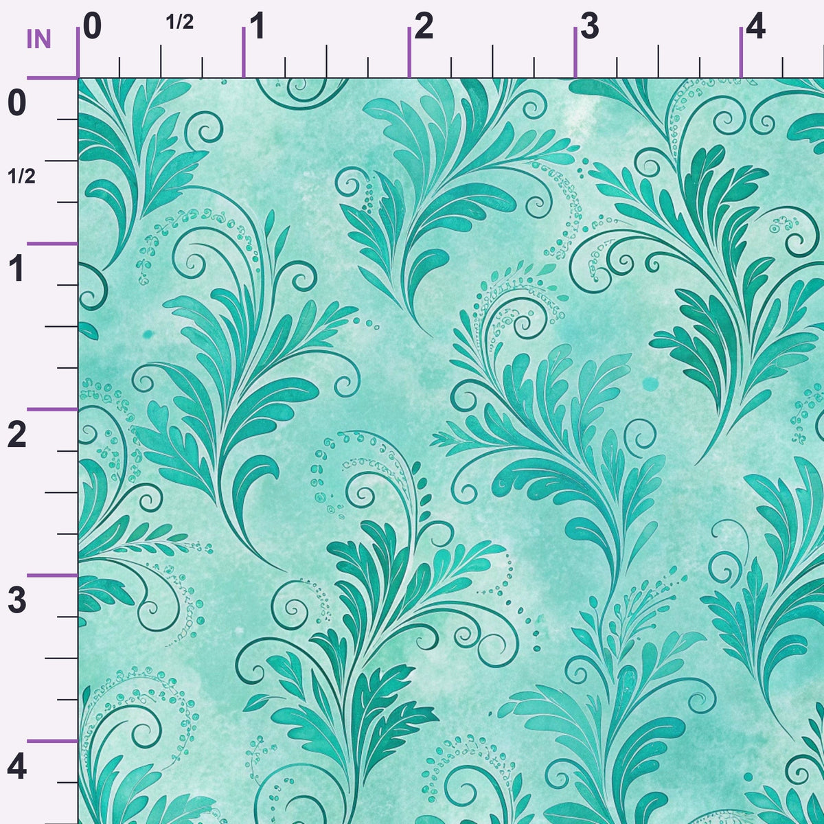 Teal Reverie Pattern 26 Minky Fabric