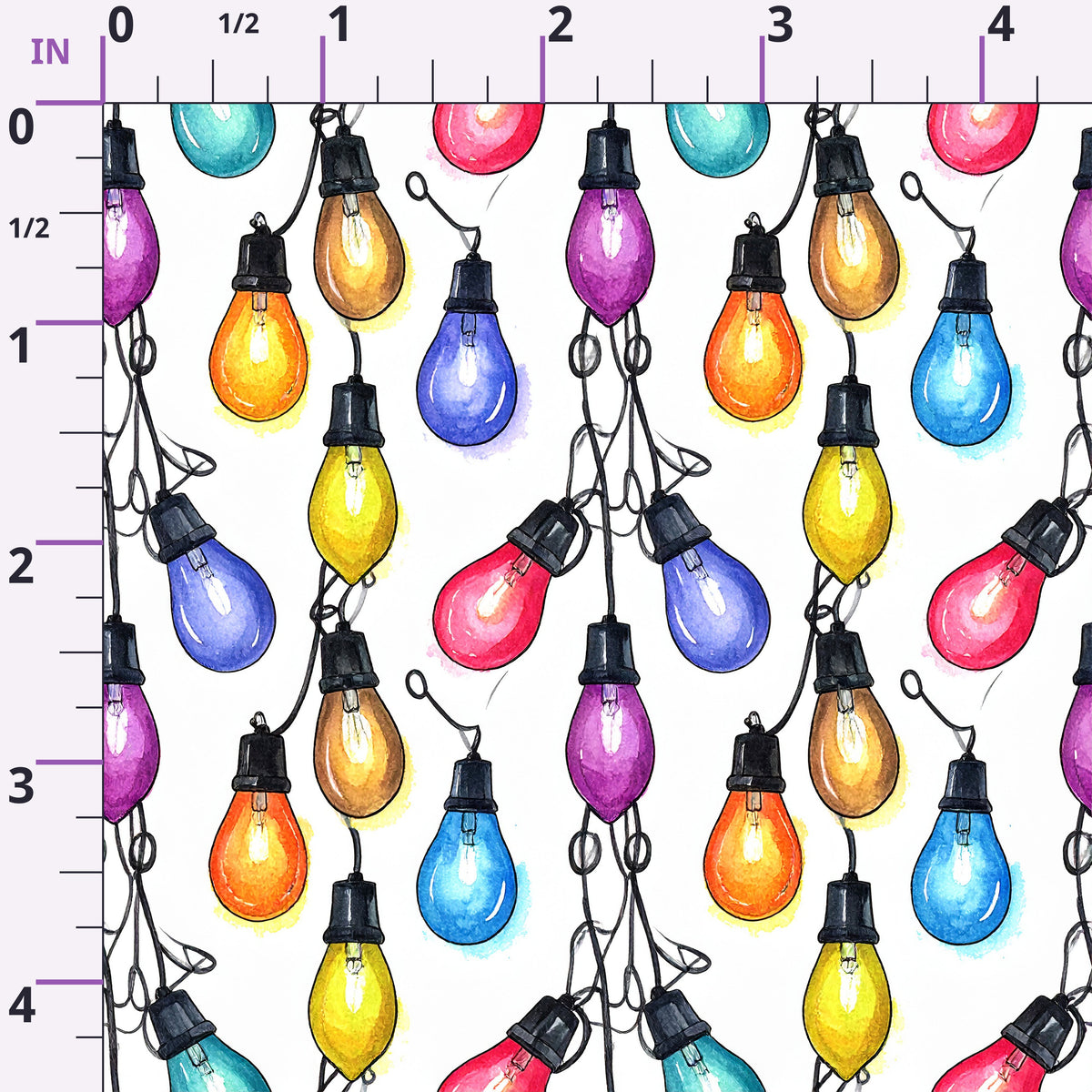 Technicolor Twinkle Pattern 6 Minky Fabric