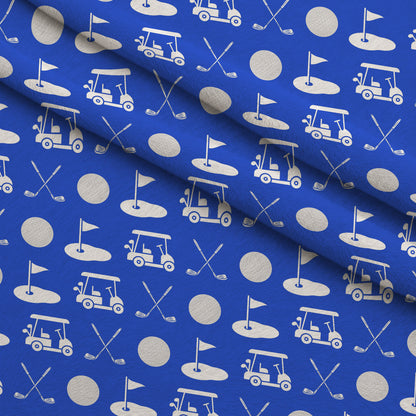 Tee Time Pattern 1 Minky Fabric