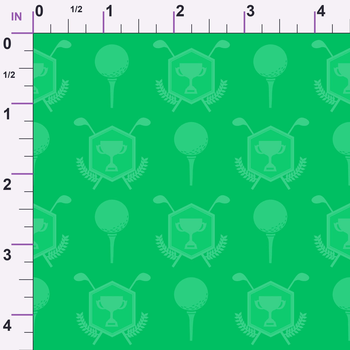 Tee Time Pattern 7 Minky Fabric