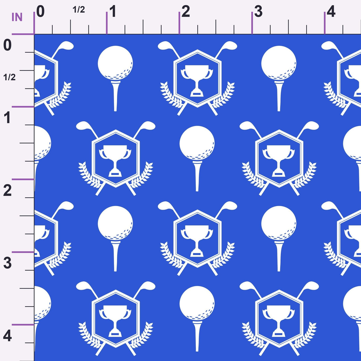 Tee Time Pattern 8 Minky Fabric