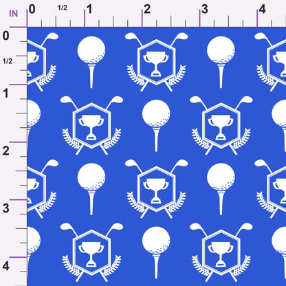 Tee Time Pattern 8 Minky Fabric