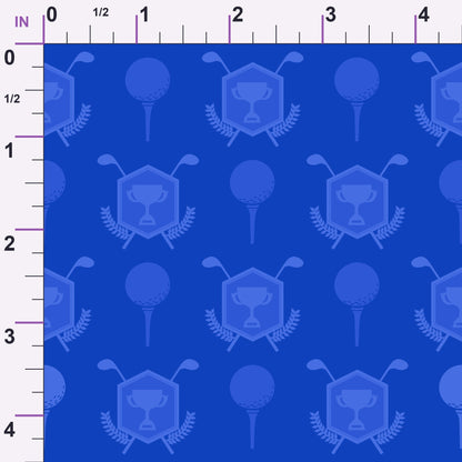 Tee Time Pattern 9 Minky Fabric