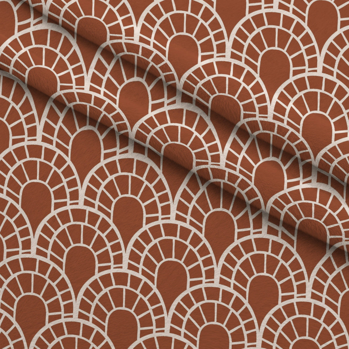 Terracotta Daydream Pattern 10 Minky Fabric