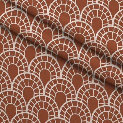 Terracotta Daydream Pattern 10 Minky Fabric