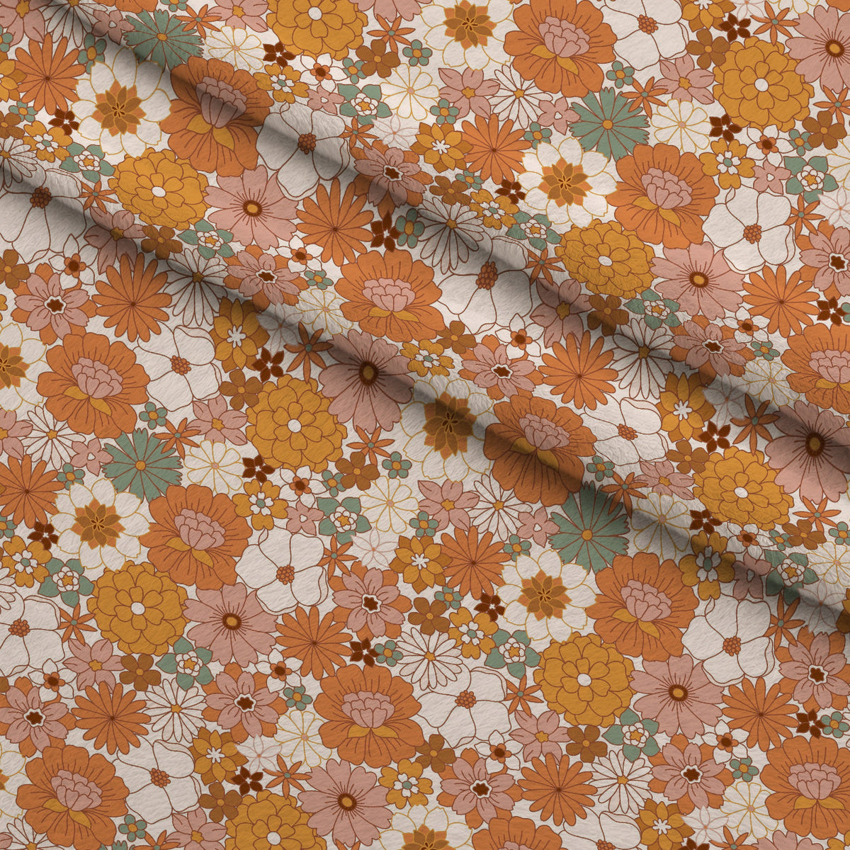 Terracotta Daydream Pattern 11 Minky Fabric
