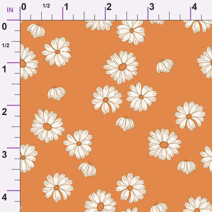 Terracotta Daydream Pattern 12 Minky Fabric