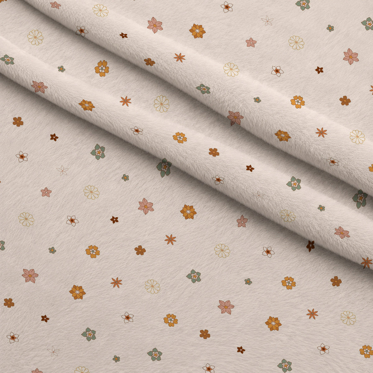 Terracotta Daydream Pattern 14 Minky Fabric