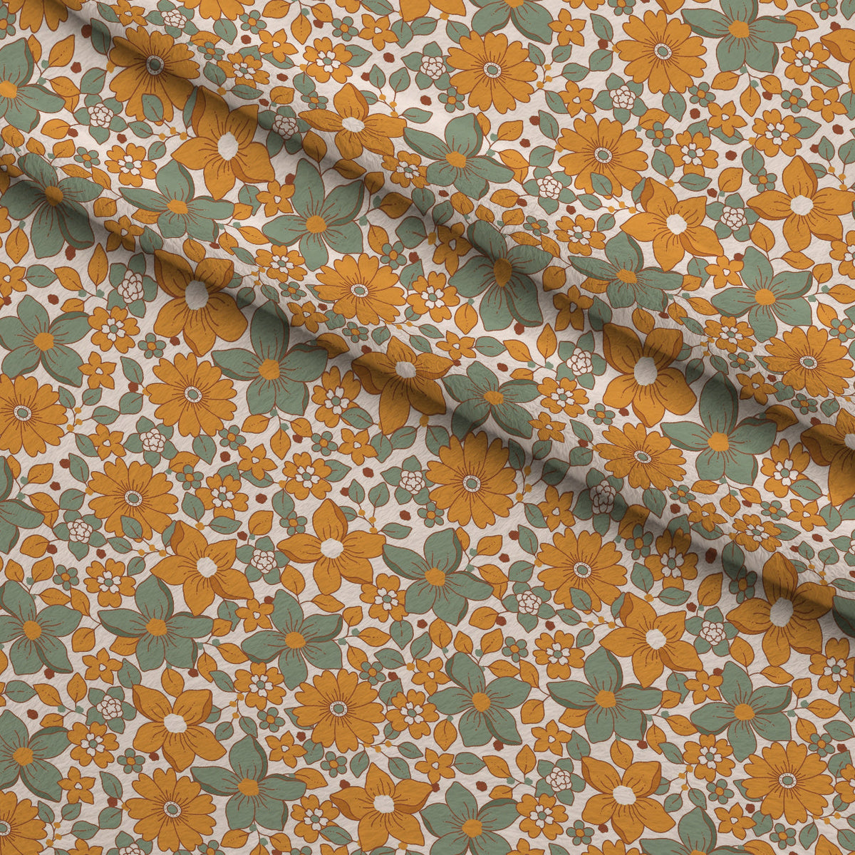 Terracotta Daydream Pattern 2 Minky Fabric