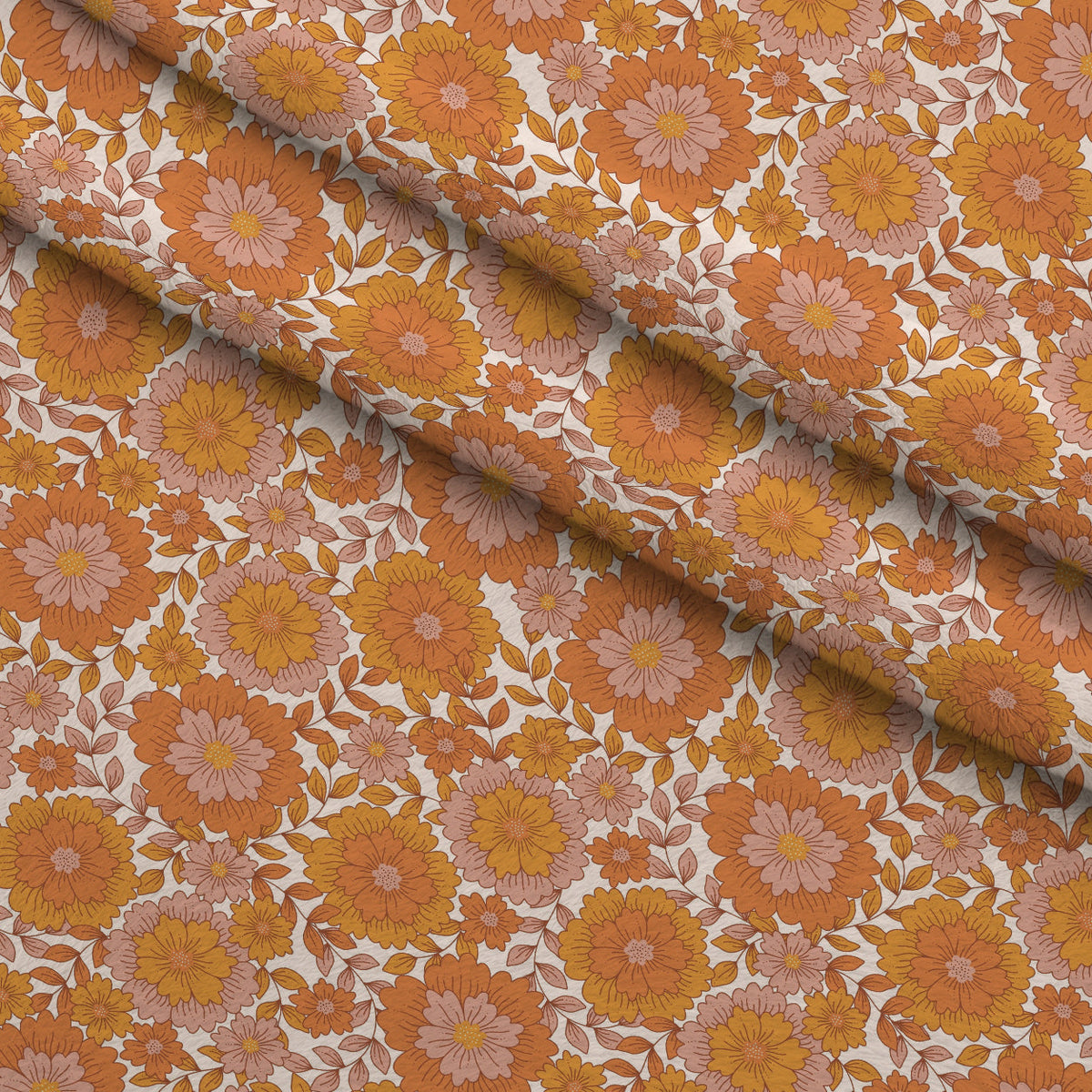 Terracotta Daydream Pattern 5 Minky Fabric