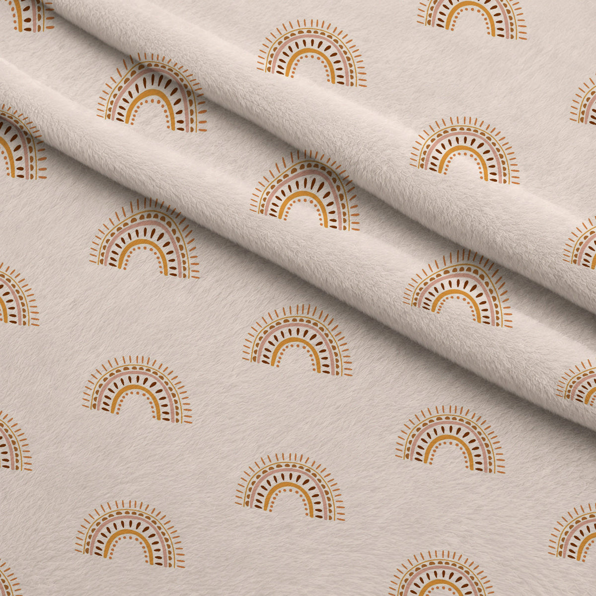 Terracotta Daydream Pattern 6 Minky Fabric