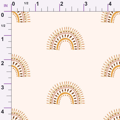 Terracotta Daydream Pattern 6 Minky Fabric