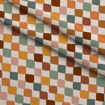 Terracotta Daydream Pattern 8 Minky Fabric