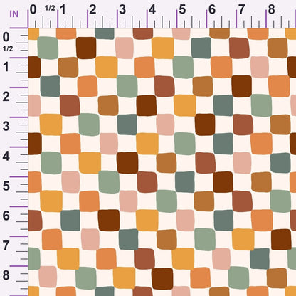 Terracotta Daydream Pattern 8 Minky Fabric