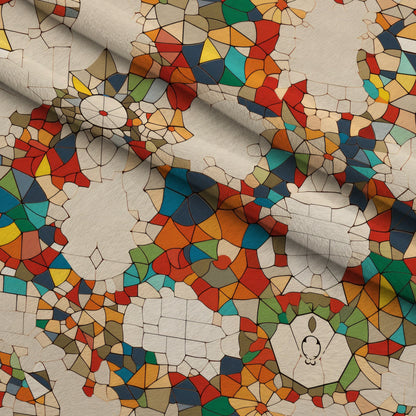 Terracotta Tesserae Pattern 11 Minky Fabric