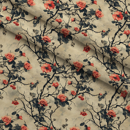 Thorned Roses Pattern 14 Minky Fabric