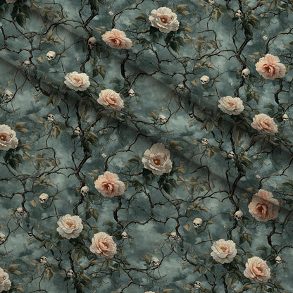 Thorned Roses Pattern 17 Minky Fabric