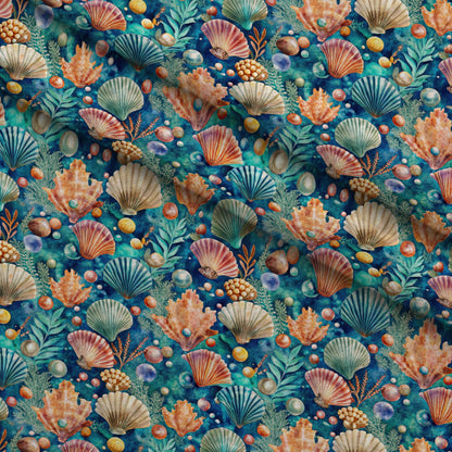 Tidal Treasures Pattern 10 Minky Fabric