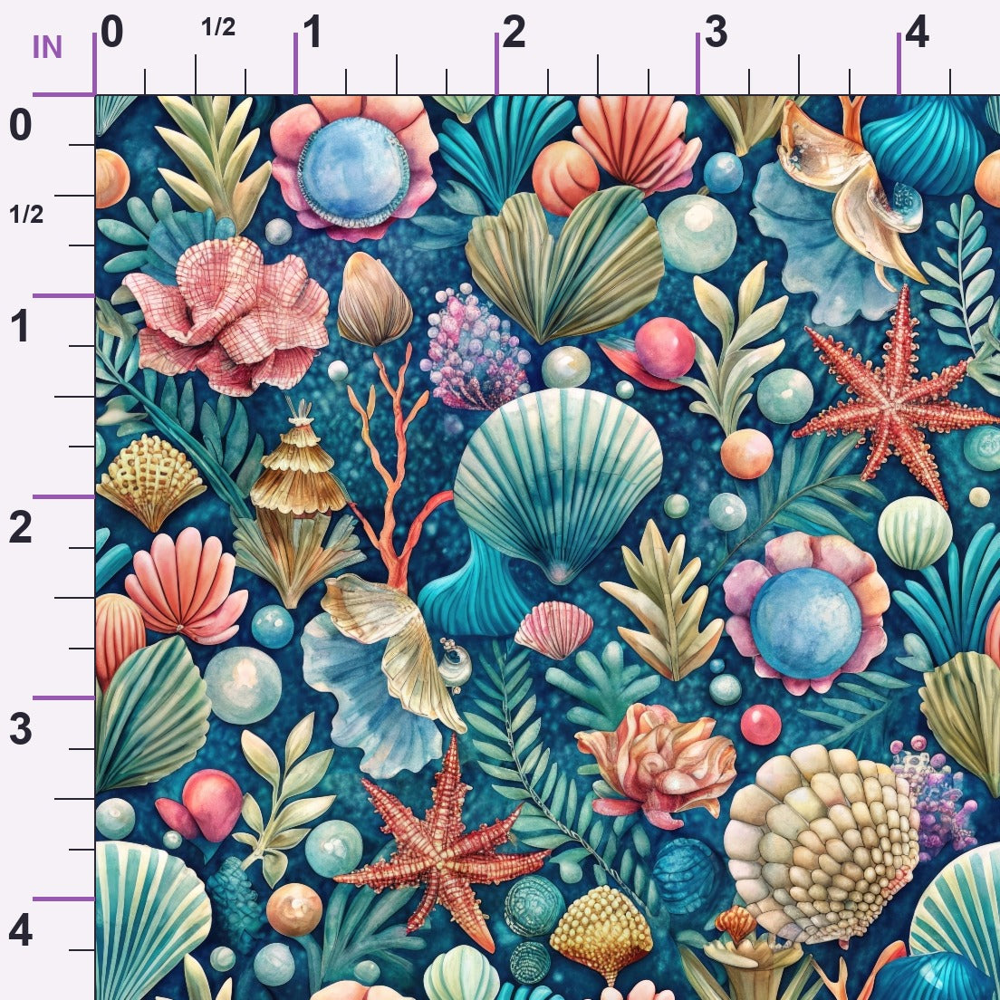 Tidal Treasures Pattern 11 Minky Fabric
