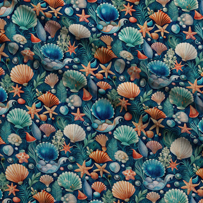 Tidal Treasures Pattern 12 Minky Fabric