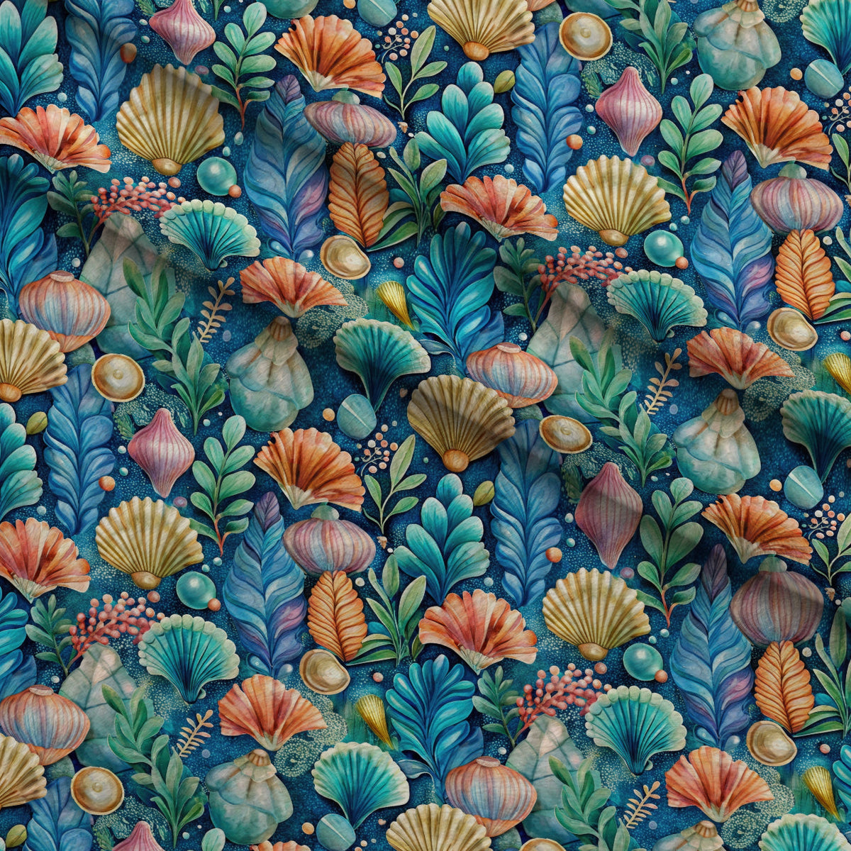 Tidal Treasures Pattern 4 Minky Fabric